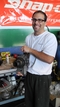 Aaron with his rebuilds Espada upright